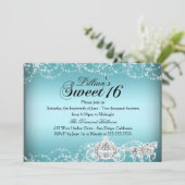 ブルーホースキャリッジプリンセスSweet16招待状 招待状 (スタンド正面)