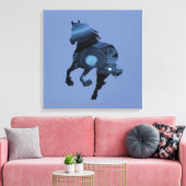 ブルーホースキャンバス キャンバスプリント (インサイチュ (リビング))