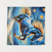 ブルーホースタペストリー タペストリー (正面(横))