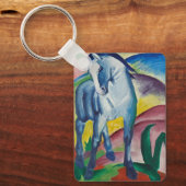 ブルーホースバイフランツマルクヴィンテージファインアート キーホルダー (正面)