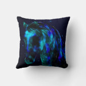 ブルーホース装飾用クッション クッション (裏面)