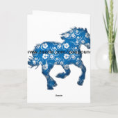 ブルーホース カード (裏面)