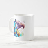 ブルーホース コーヒーマグカップ (正面左)