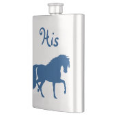 ブルーホース「ヒス」フラスコ フラスク (左)