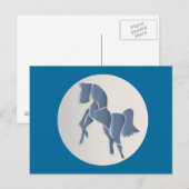 ブルーホース ポストカード (正面/裏面)