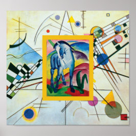 ブルーホースIバイフランツマルク ポスター