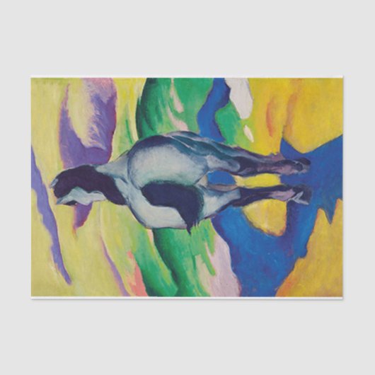 ブルーホースII (ブルースプファードII)ランドスケープカラフル 薄葉紙 (正面)