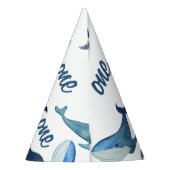 ブルーホーパーソナライズされたル海シーテーマのパーティー帽子 パーティーハット (裏面)