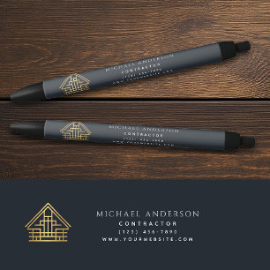 ブルーホーム建物建築事業 黒ボールペン