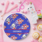 ブルーホーム走野球 ペーパープレート (パーティー)