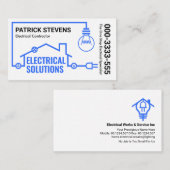 ブルーホーム電気配線回路 名刺 (正面/裏面)