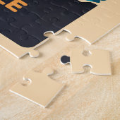 ブルーホールニューメキシコトラベルアートヴィンテージ ジグソーパズル (側面)