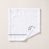 ブルーホー航海のトホイールヴィンテージボート バスタオルセット (ウォッシュタオル)