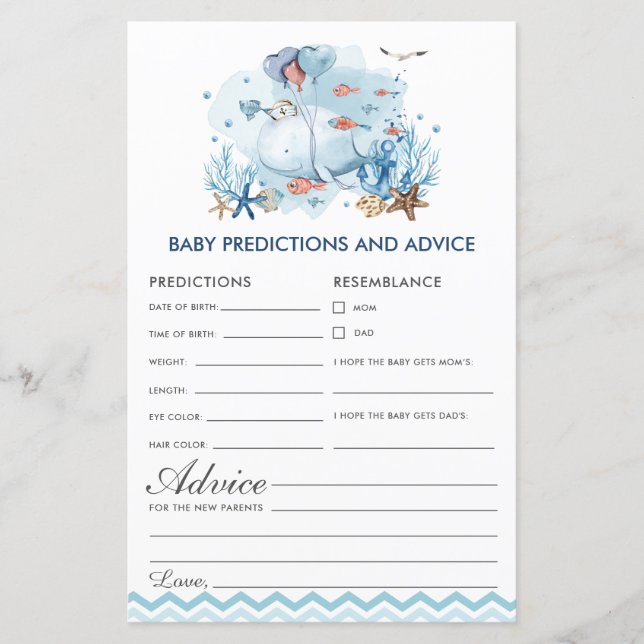 ブルーホー航海のルベビーの予測とアドバイス (正面)