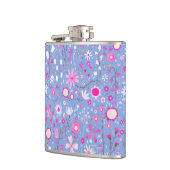 ブルーボかわいらしタニカル野草フローラ フラスク (左)