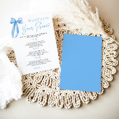 ブルーボウあなたの電話の何ブライダルシャワーゲーム 招待状