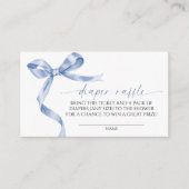 ブルーボウおむつラッフル エンクロージャーカード (正面)