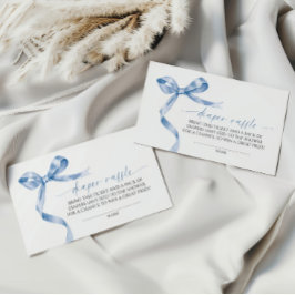 ブルーボウおむつラッフル エンクロージャーカード