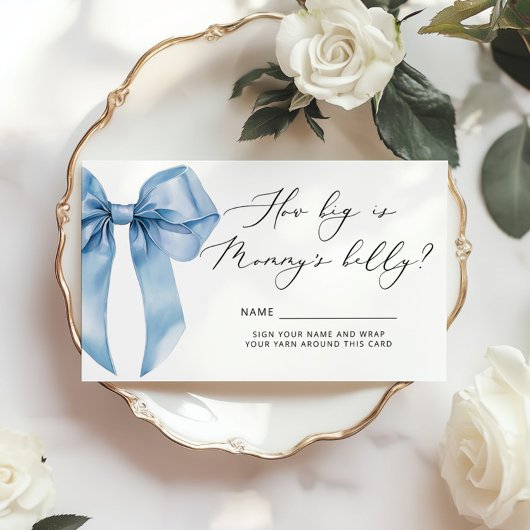 ブルーボウどのように大きいmommysベリーゲーム エンクロージャーカード