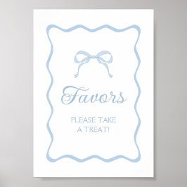 ブルーボウのお favors ポスター