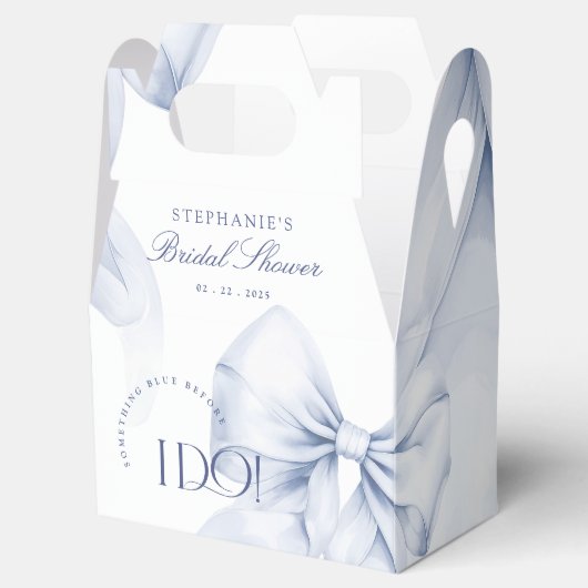 ブルーボウのブライズシャワー フェイバーボックス (オープン)