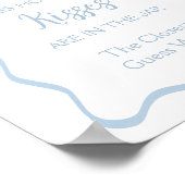 ブルーボウの結婚前お茶会　キスがいくつ？ゲーム ポスター (角)