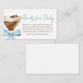 ブルーボウエスプレッソマルティーニブックスベビー エンクロージャーカード (正面/裏面)