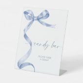 ブルーボウキャンディバー 台座サイン (正面)