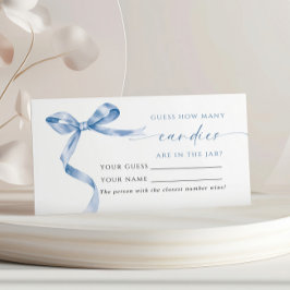 ブルーボウキャンディースシャワーゲームカード数 プレイスカード