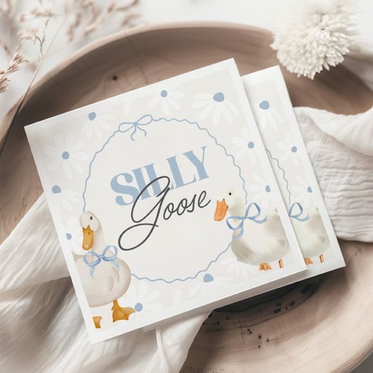 ブルーボウグースコ間抜けケット誕生日 スタンダードカクテルナプキン