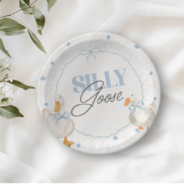 ブルーボウグースコ間抜けケット誕生日 ペーパープレート