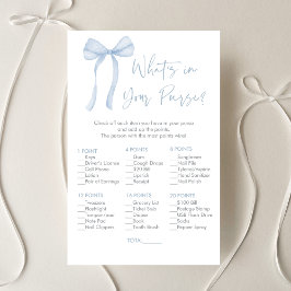 ブルーボウコケット男の子あなたの財布のゲームの何