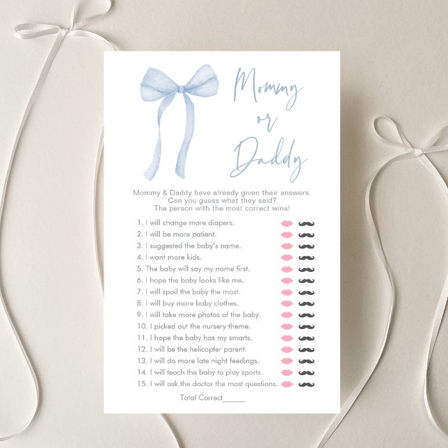 ブルーボウコケット男の子ママまたはパパのゲーム (クリエイターアップロード済み)