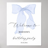 ブルーボウコケット誕生日パーティーへようこそ ポスター (正面)