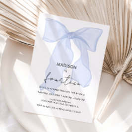 ブルーボウコケット誕生日 招待状