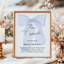 ブルーボウコケット1stバースデータイムカプセル ポスター