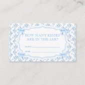 ブルーボウズいくつのキスブライダルゲーム エンクロージャーカード (正面)