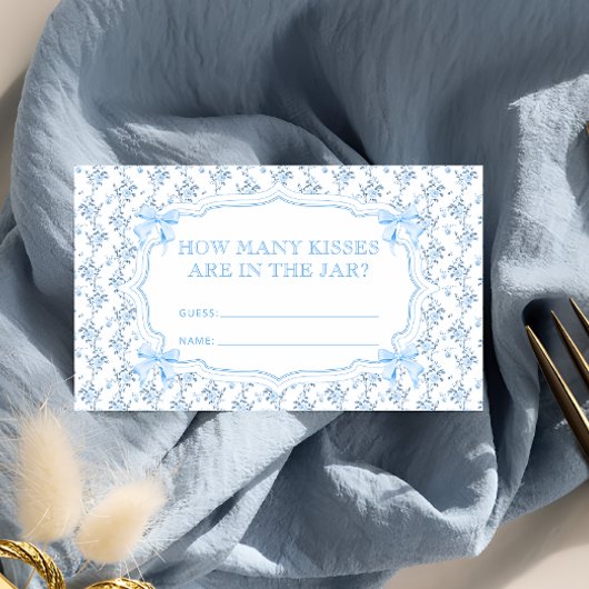 ブルーボウズいくつのキスブライダルゲーム エンクロージャーカード