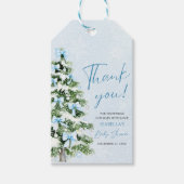 ブルーボウズベイビー シーズンインザスノー ベイビーシャワー ギフトタグ (正面)