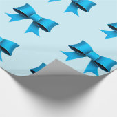 ブルーボウズラッピング紙 ラッピングペーパー (角)