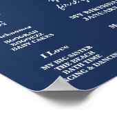 ブルーボウタイさん ワンダフルマイルストーン ポスター (角)