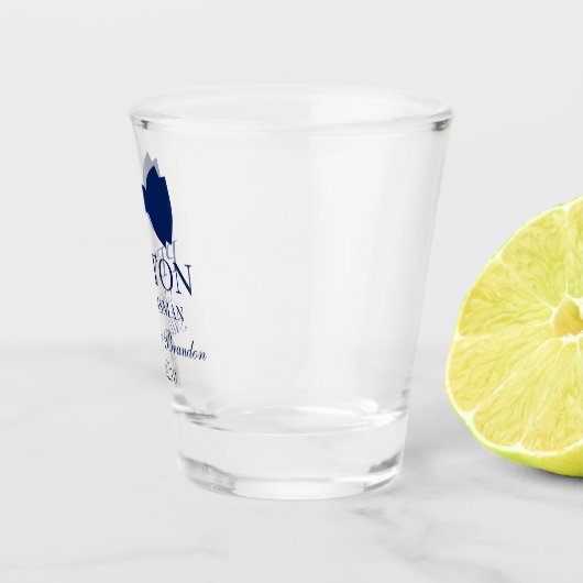 ブルーボウタイグロムスマン ショットグラス (右)