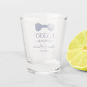 ブルーボウタイグロムスマン ショットグラス (裏面)