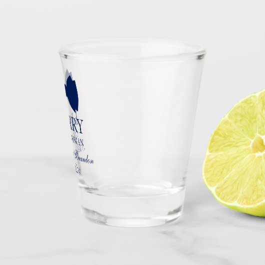 ブルーボウタイグロムスマン ショットグラス (右)