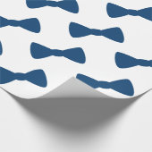 ブルーボウタイラッピング紙 ラッピングペーパー (角)