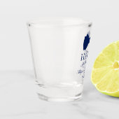 ブルーボウタイ花婿介添人 ショットグラス (左)