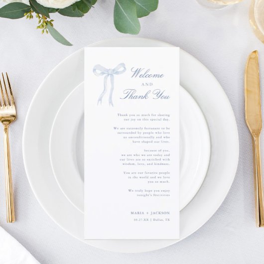 ブルーボウトイレウェルカムアンドサンキューホテル座席表 サンキューカード