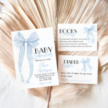 ブルーボウハンド引きボーイコケット赤ちゃんシャワー