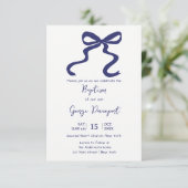 ブルーボウバプテスマ宗教イベント 招待状 (スタンド正面)