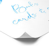 ブルーボウブックスカードとギフトポスター ポスター (角)